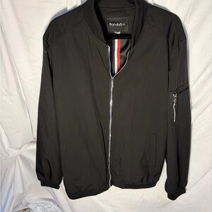 Men's Black Bomber Jacket